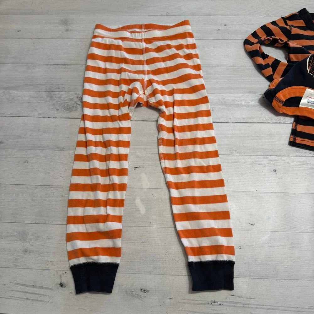 Hanna Andersson Halloween orange Star‎ Wars darth Vader pajamas size 5,6,7